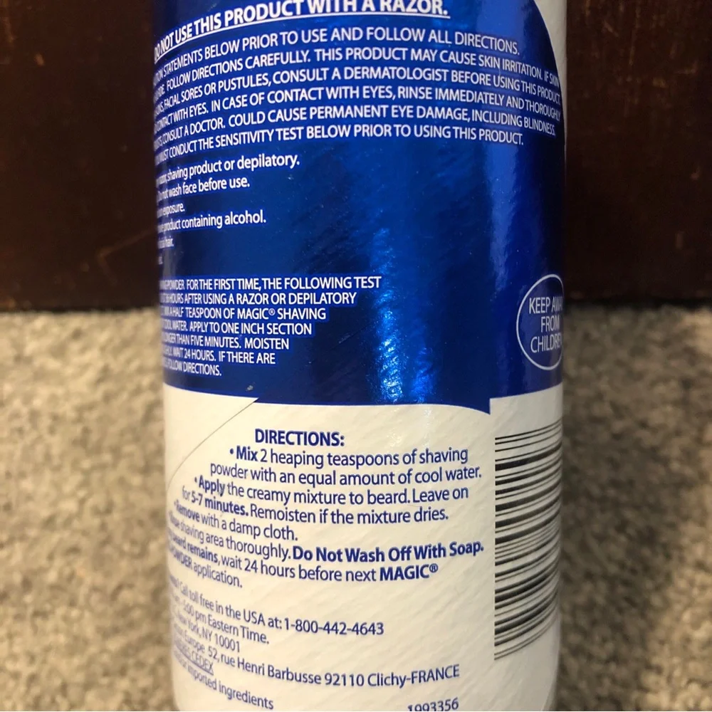 X2 Softsheen Carson Magic Regular Strength Shaving Powder Blue Razor Bumps 5oz